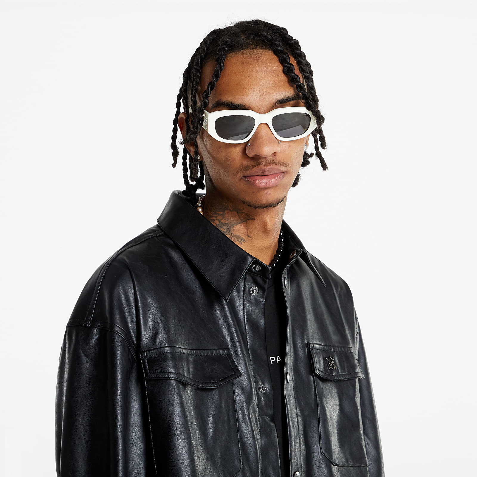 Majice T-shirt Daily Paper Lashawn LS Shirt Black