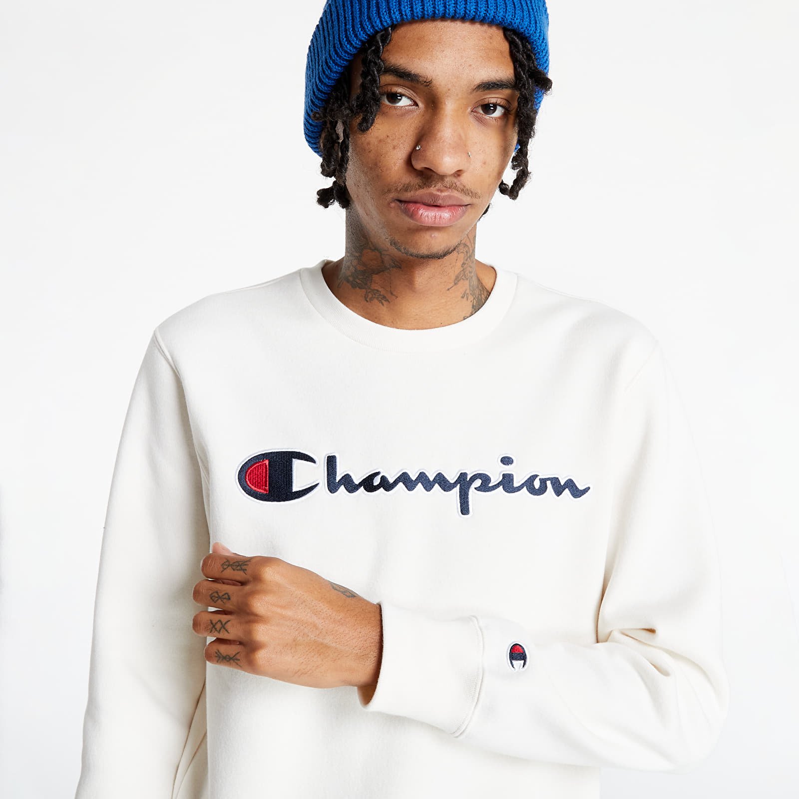 Champion rochester shop boucle crew sweatshirt