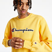 Yellow champion 2024 crewneck sweatshirt