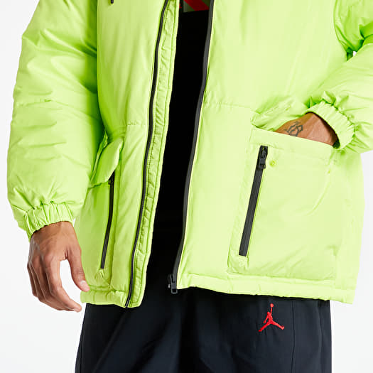Jackets Calvin Klein Jeans Blocking Hooded Short Puffer Acid Lime