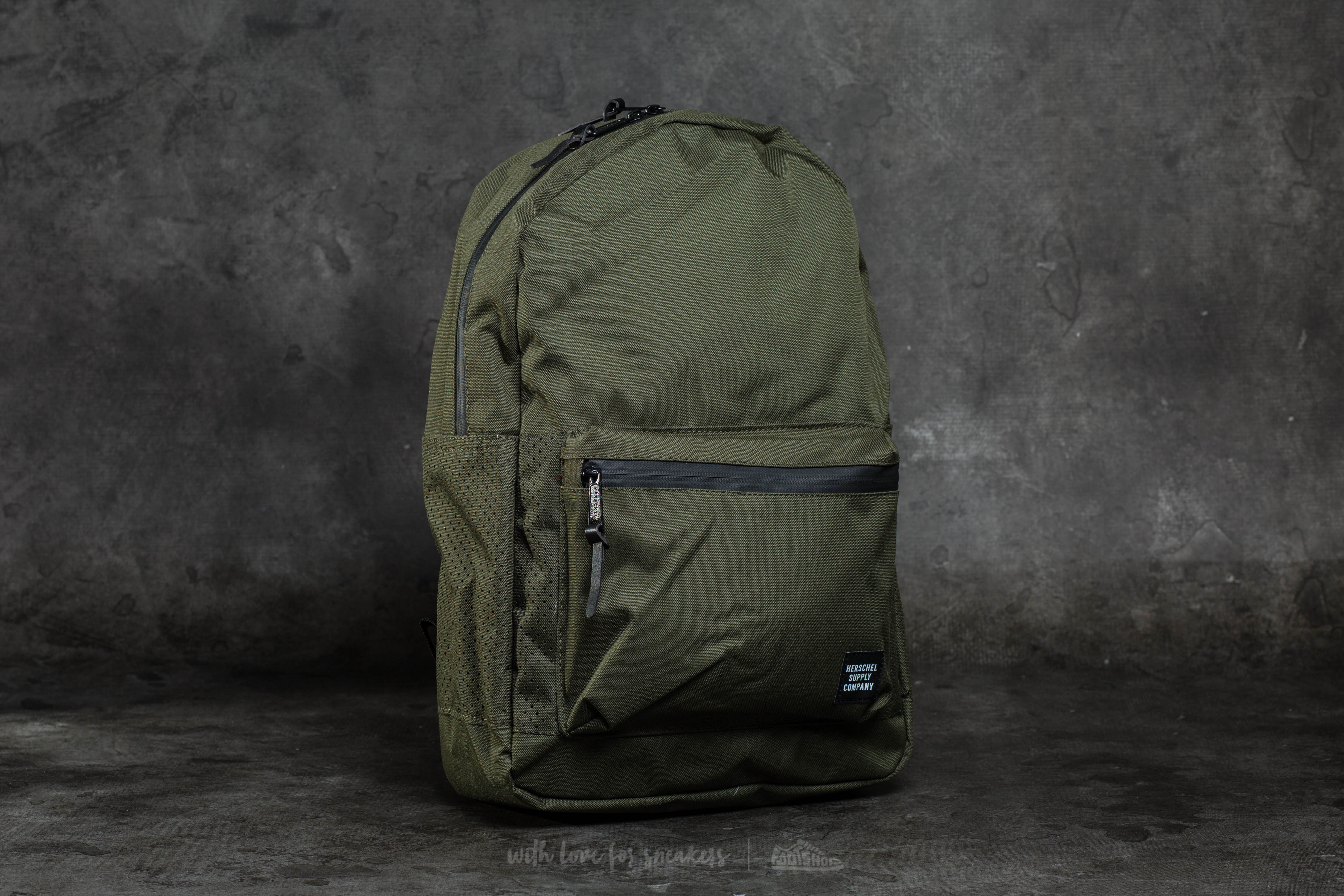 Accessories Herschel Supply Co. Settlement Backpack Forest Night Black Rubber Footshop