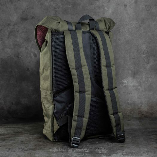 herschel backpack little america forest night black rubber Herschel Supply Co. Little America Backpack Forest Night/ Black Rubber