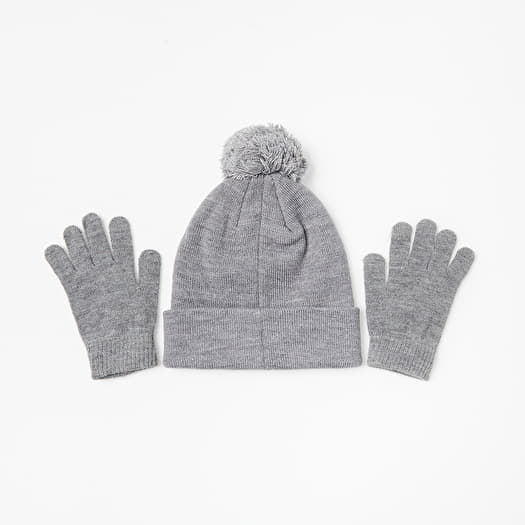 Hats Jordan Jumpman Kids Hat and Gloves Set Carbon Heather (8A0576