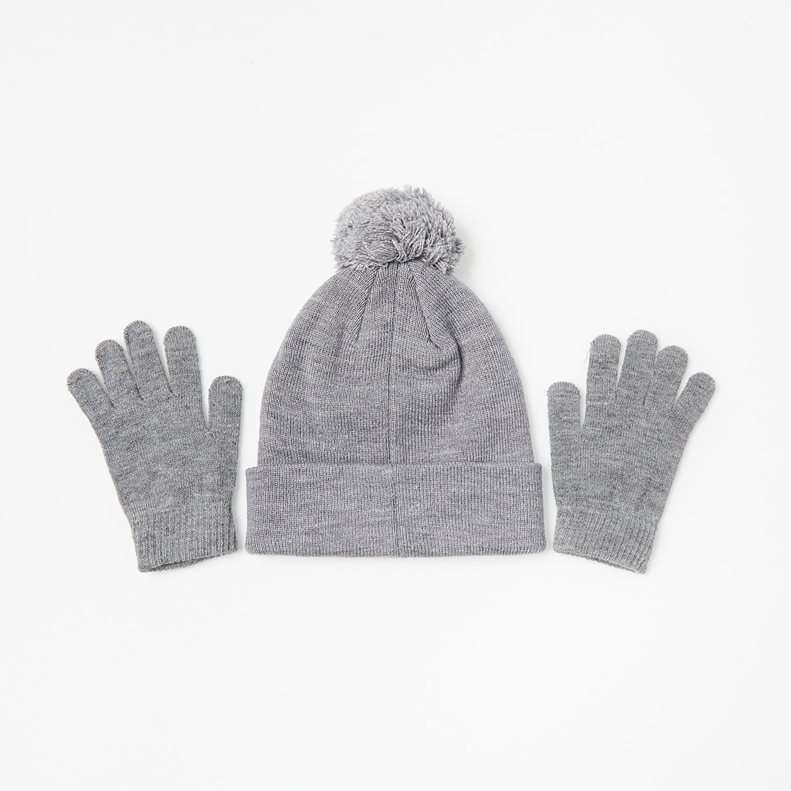 Hats Jordan Jumpman Kids Hat and Gloves Set Carbon Heather Footshop