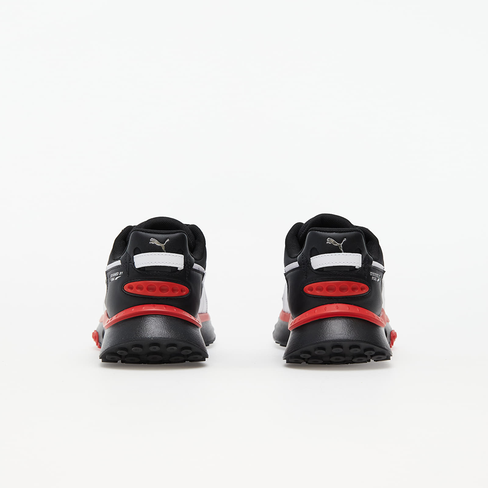 Skor för män Puma Wild Rider Route Puma Black-Poppy Red