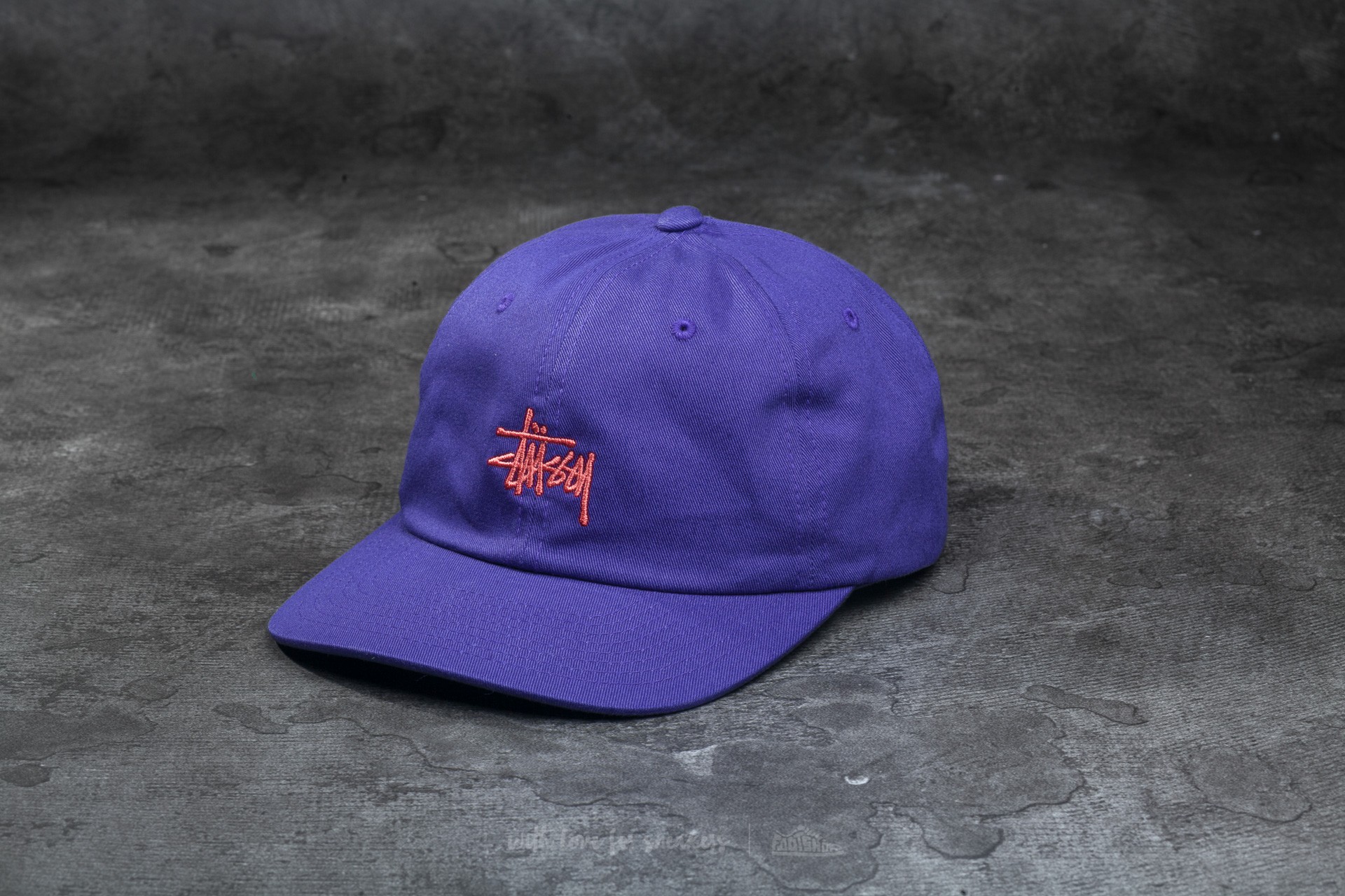 Sapkák Stüssy Basic Logo Twill Cap Plum