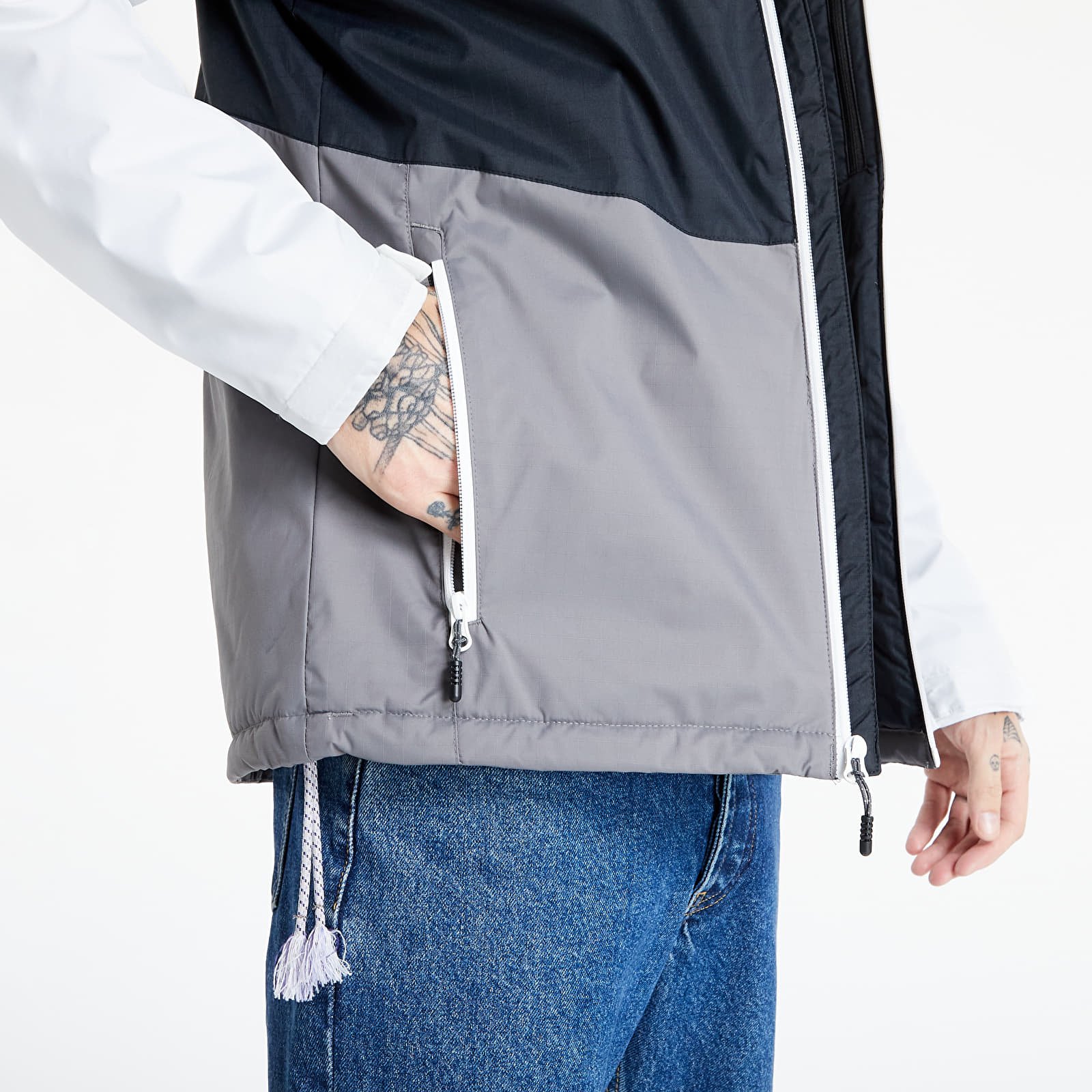 Kabátok Columbia Point Park™ Insulated Jacket Black/ City Grey