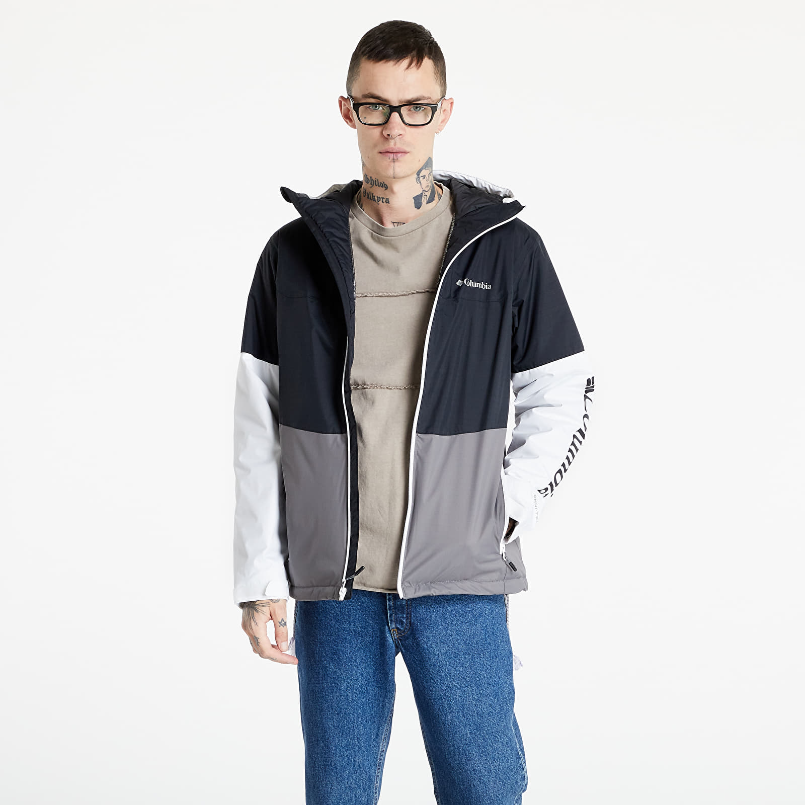 Kabátok Columbia Point Park™ Insulated Jacket Black/ City Grey