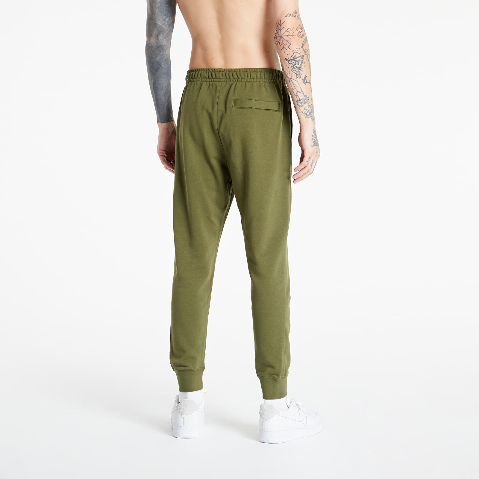 Kelnės Nike Sportswear Club Men's Joggers Rough Green/ Rough Green/ White