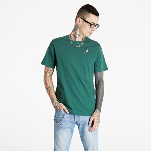 Camisetas Jordan Jumpman Emb Ss Crew Tee Green Footshop