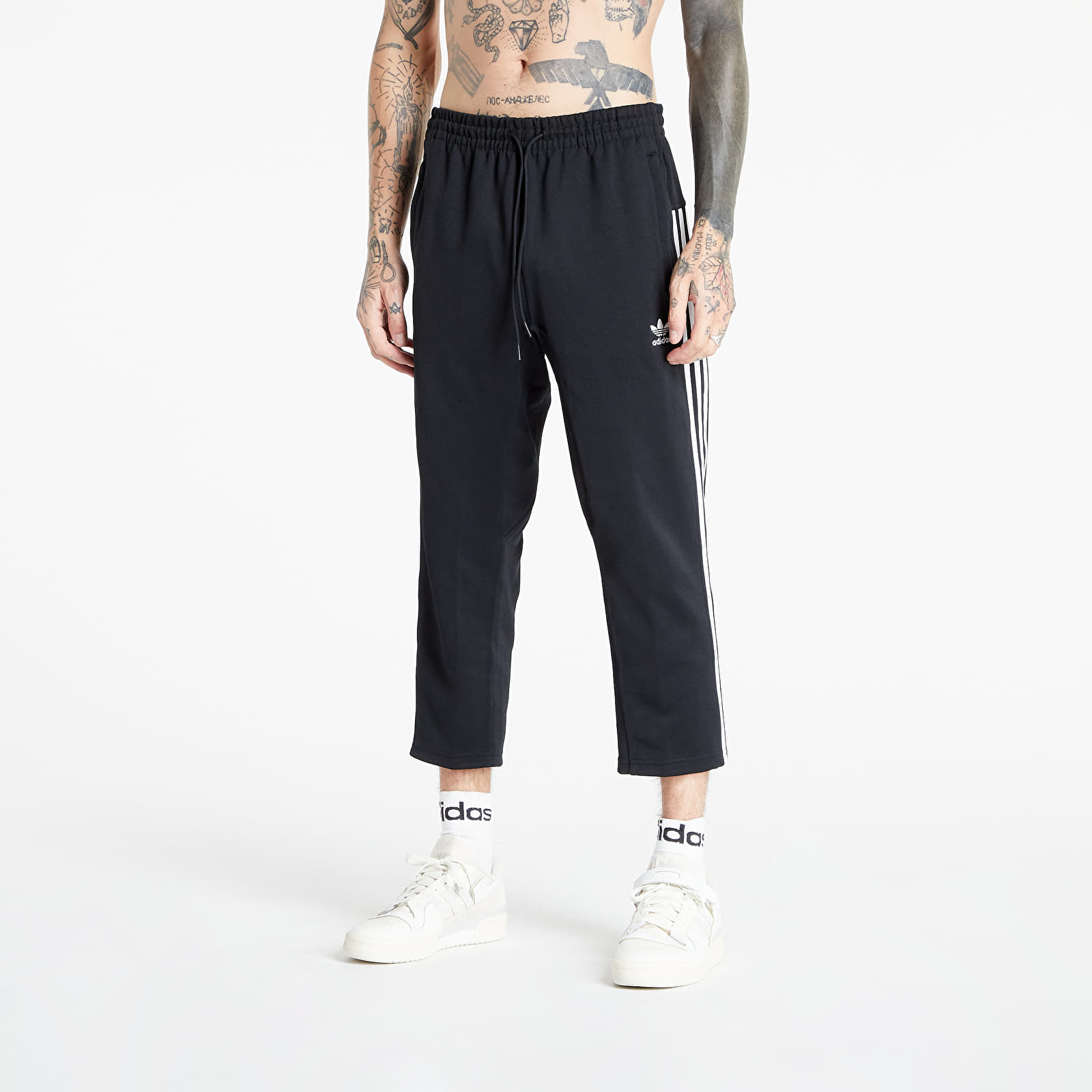 Jeans e pantaloni adidas 3 Stripes 7 8 Pants Black Footshop