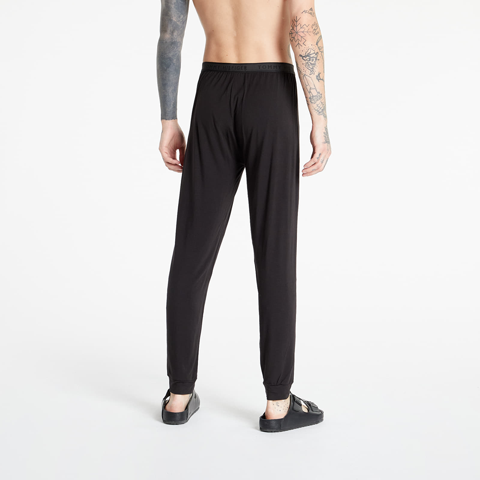 Панталони Tommy Hilfiger Th Seacell Sleep Modal Pant Black
