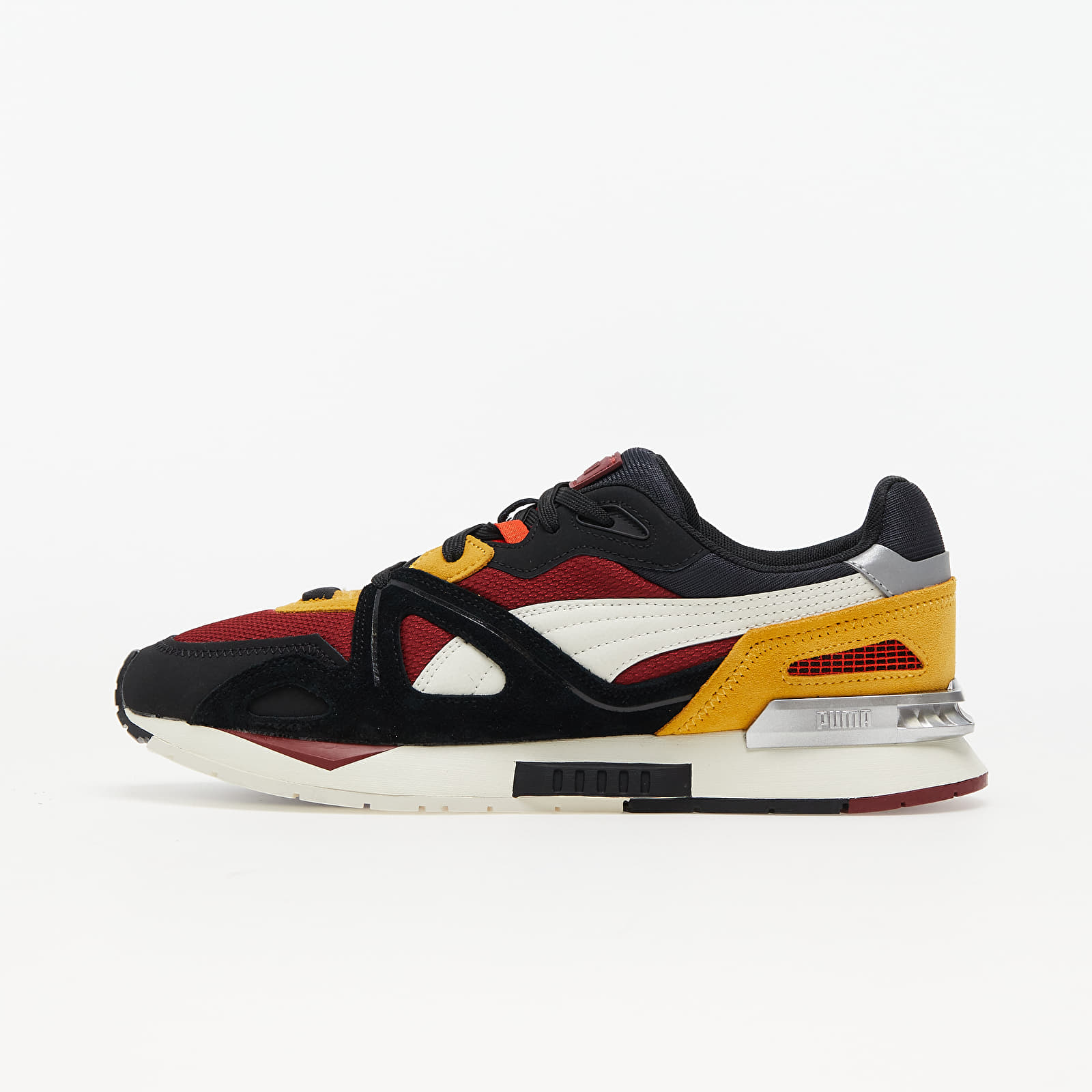 Încălțăminte și sneakerși pentru bărbați Puma Mirage Mox Suede Puma Black-Intense Red-Marshmallow
