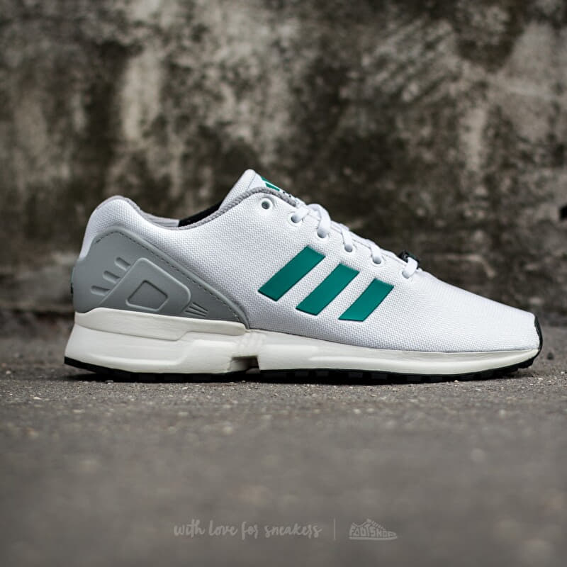 Men's shoes adidas ZX Flux Ftw White/ Sub Green/Chalk White