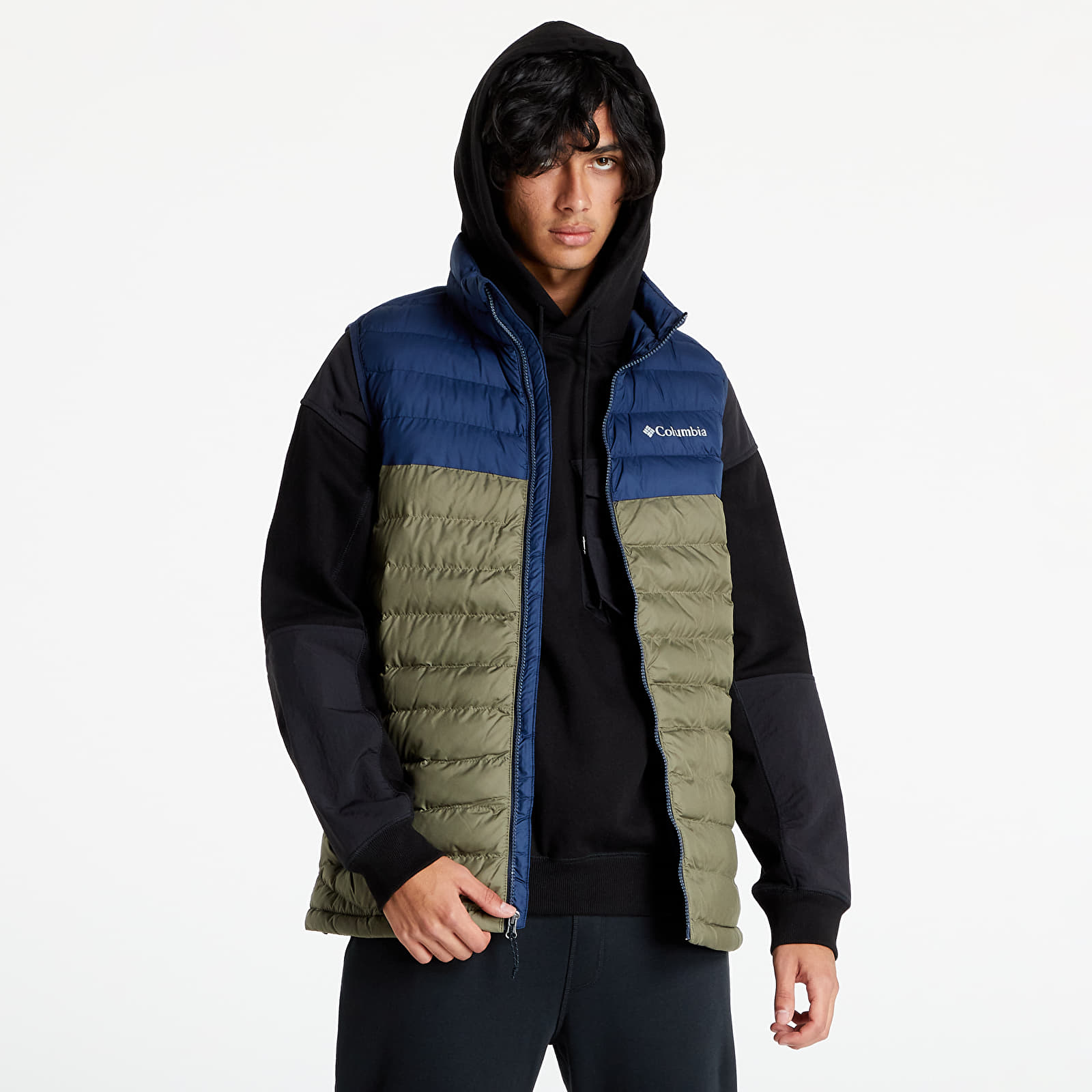 Vesty Columbia Powder Lite™ Vest Green/ Blue