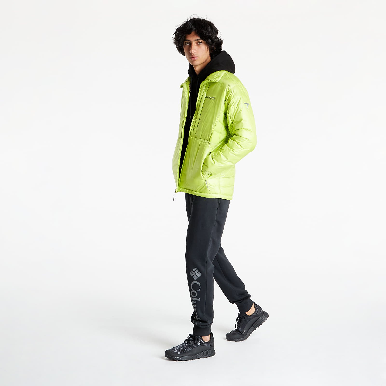 Jakne  Columbia Titan Pass™ Double Wall™ Hybrid Jacket Bright Chartreu