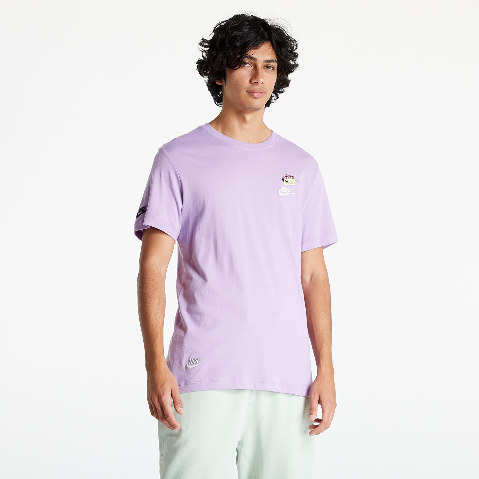 Majice T-shirt Nike Sportswear M NSW Tee Club Essentials Purple