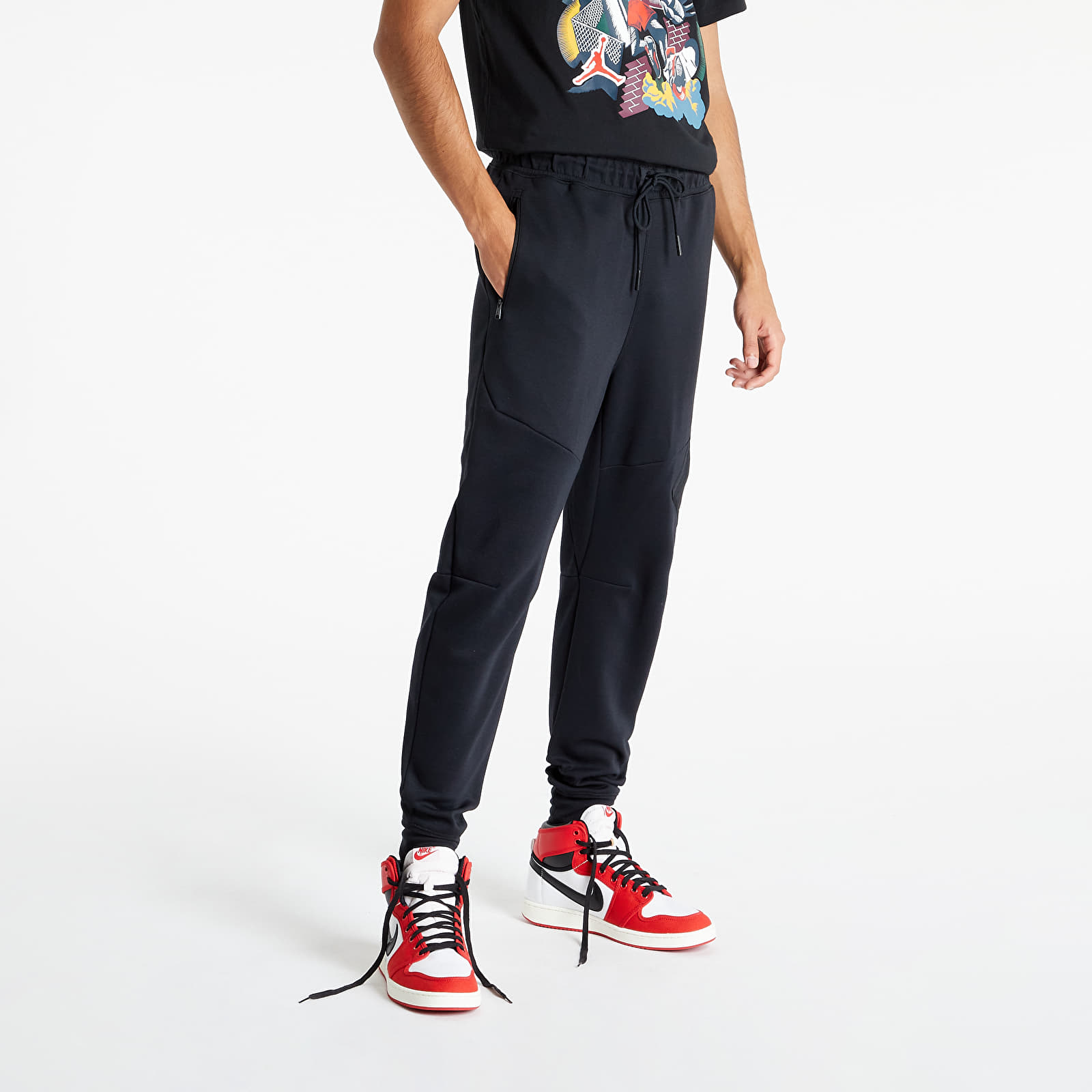 Hlače Jordan Dri-FIT Air M Statement Fleece Pants Black/ Black/ Black