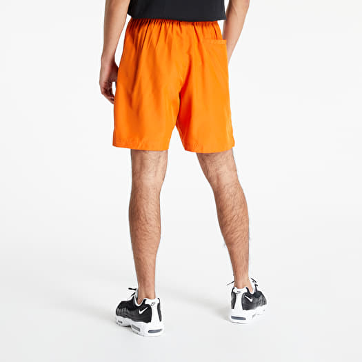Black and sales orange jordan shorts