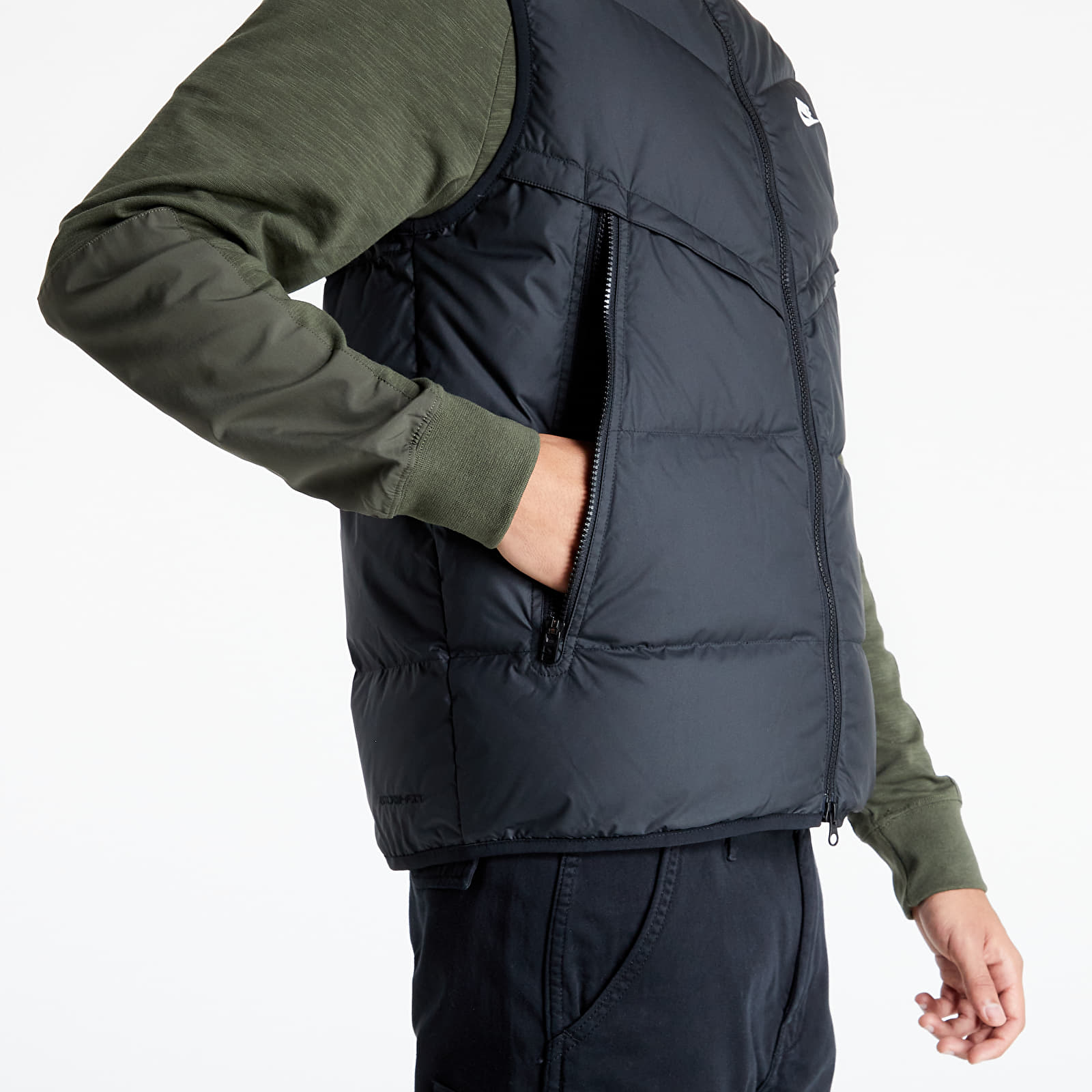 Clothing Nike Men's Vest Black/ Sail
