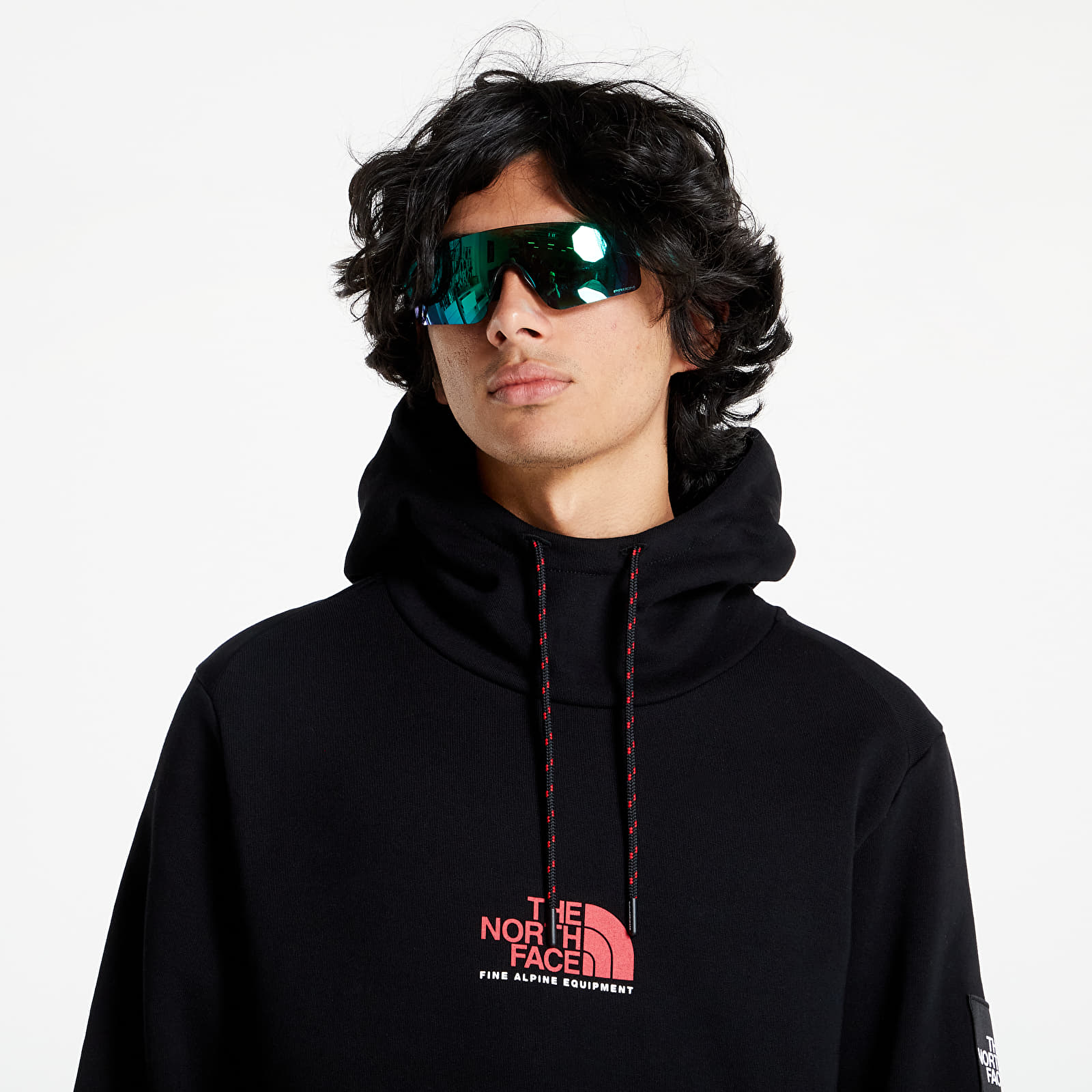 Hoodies and sweatshirts  The North Face Fine Alpine Hoodie Tnf Black/ Tnf Red