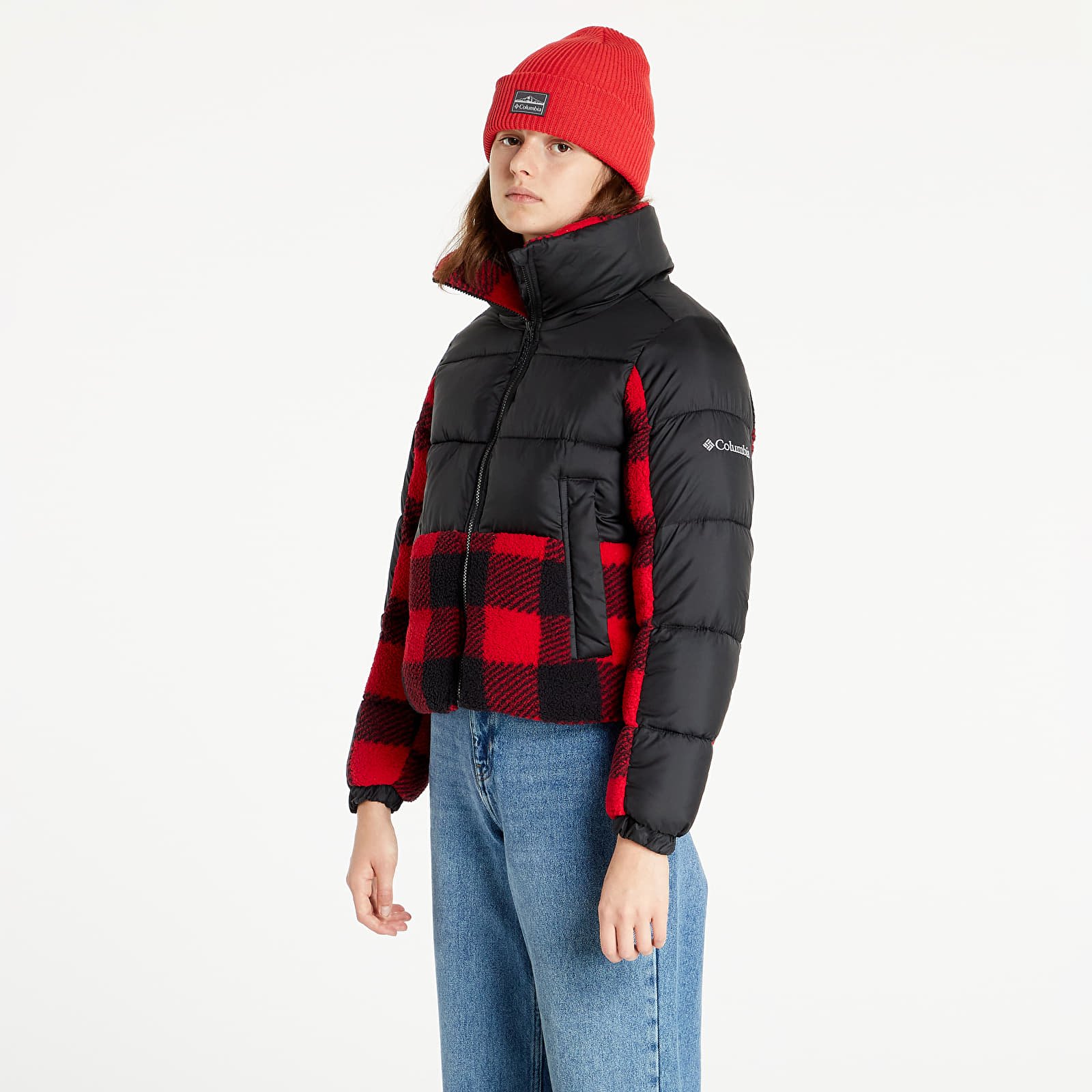 Vestes  Columbia Leadbetter Point™ Sherpa Hybrid Black/ Red