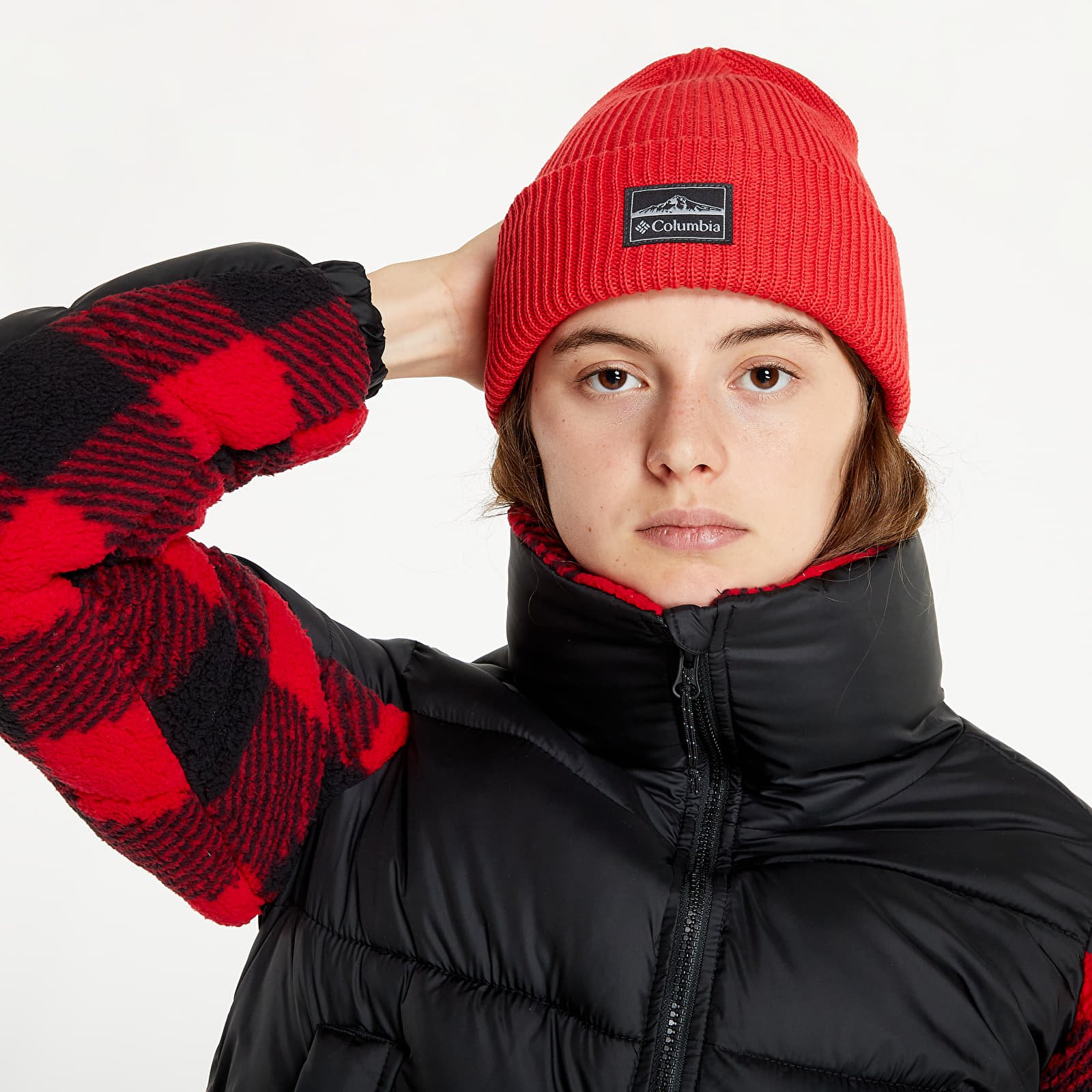 Vestes  Columbia Leadbetter Point™ Sherpa Hybrid Black/ Red