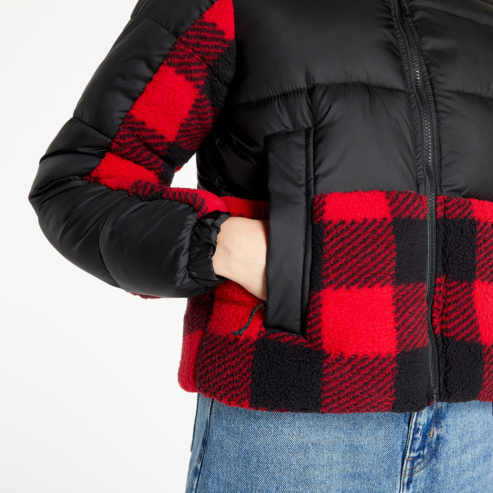 Vestes  Columbia Leadbetter Point™ Sherpa Hybrid Black/ Red