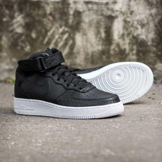 Herren Sneaker und Schuhe Nike Air Force 1 Mid 07 Lv8 Black Black White Footshop