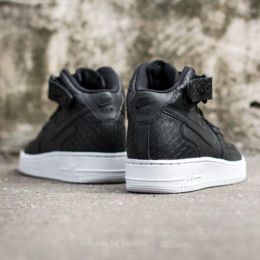 Nike Air Force 1 Mid 07 Lv8 Black Black White