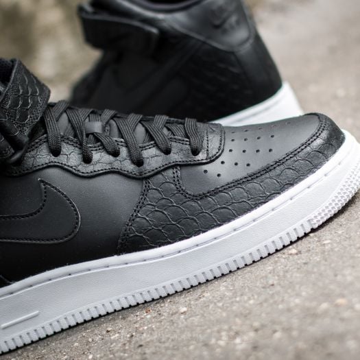 Nike Air Force 1 Mid 07 Lv8 Black Black White