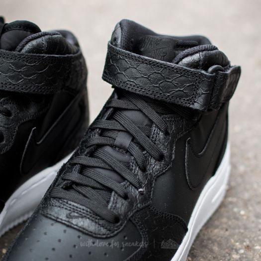 Black air force cheap 1 mid men's