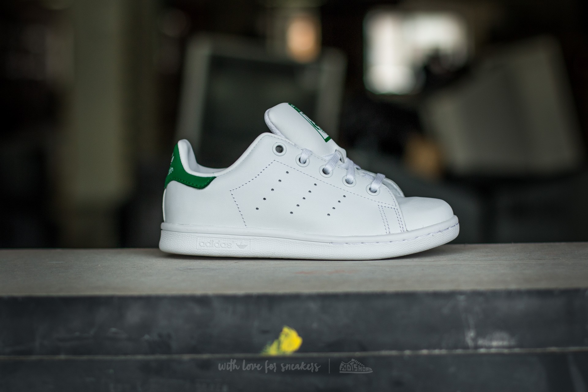 Zapatillas y zapatos para niños adidas Stan Smith C FTW White/FTW White/Green
