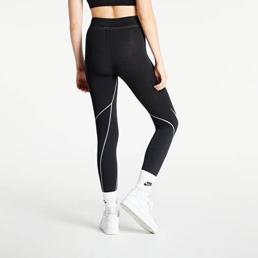 Nike swoosh leggings black clearance
