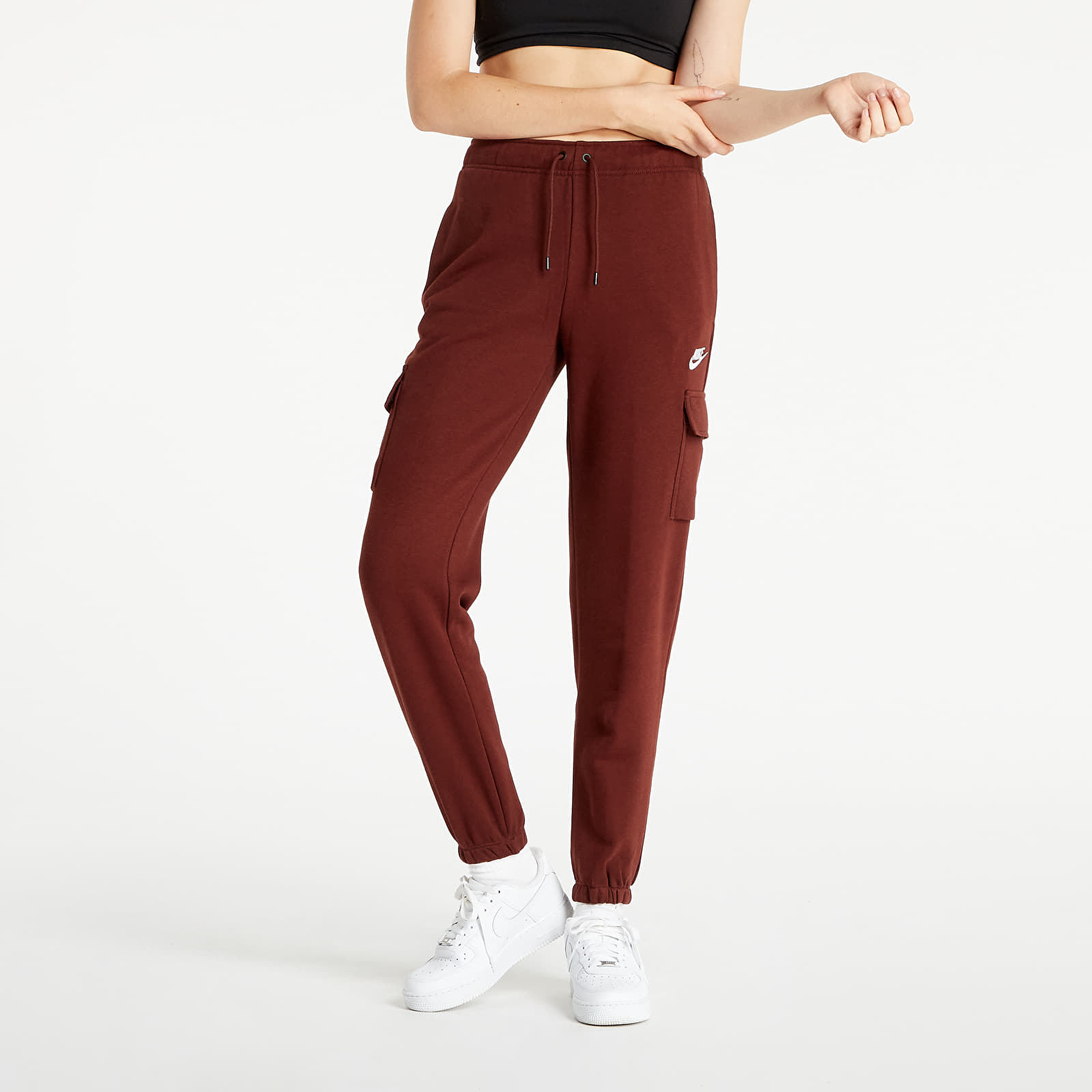 Housut Nike Sportswear Essential Fleece Mr Cargo Pant Brown