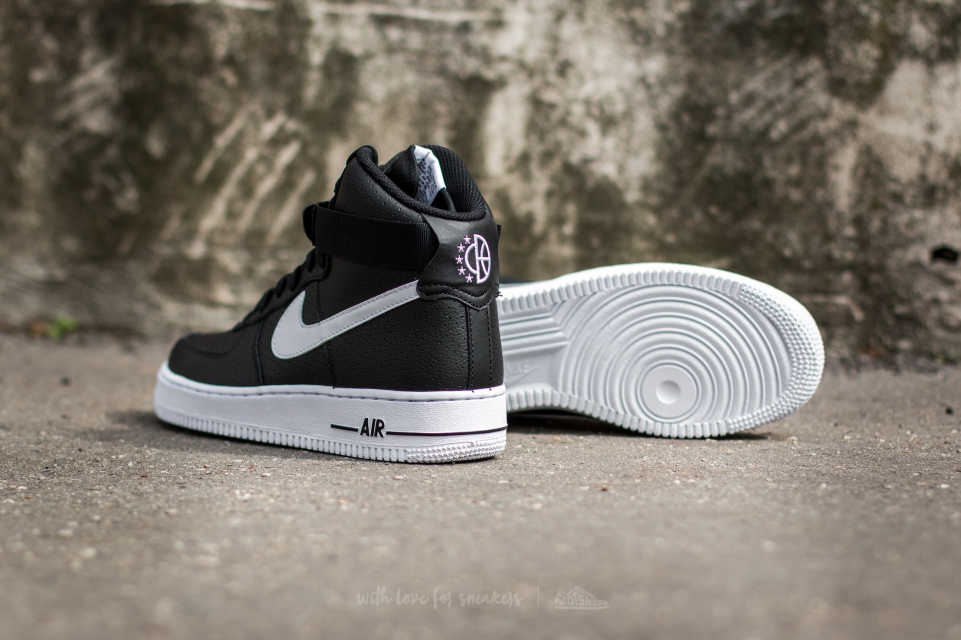 Men s shoes Nike Air Force 1 High 07 Black White White Footshop
