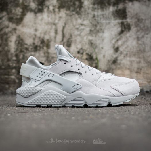 Nike air huarache run premium grey men's shoe top