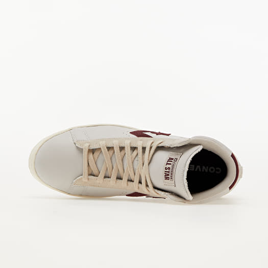 Converse Pro Leather White/ Deep Bordaeux/ String | Footshop