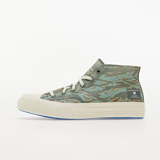 Men s shoes Converse x Undefeated Chuck 70 Mid Sea Spray Fossil Footshop