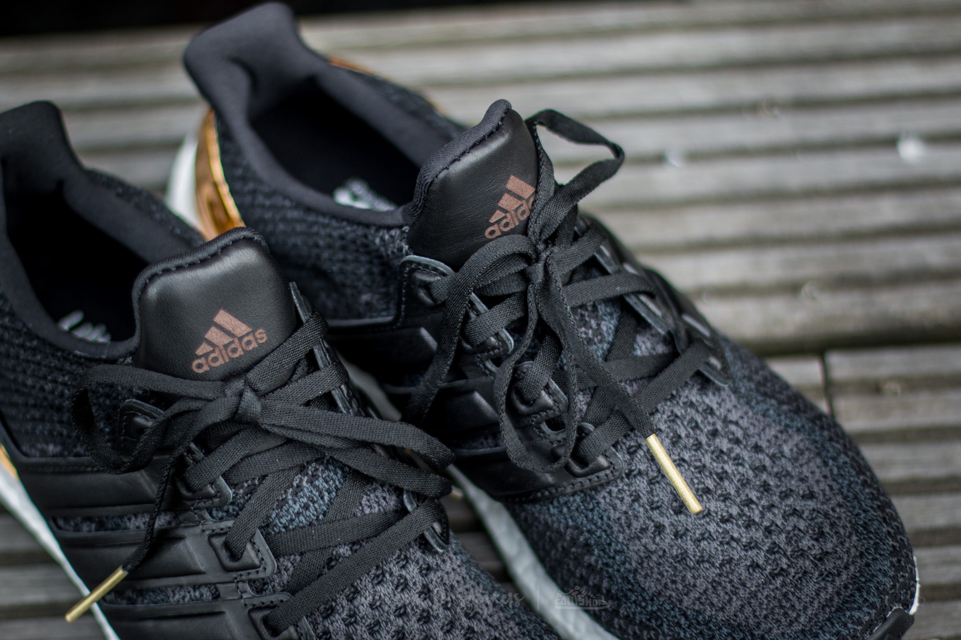 Scarpe uomo adidas Ultra Boost LTD Core Black Core Black Kurz Gold Foil Footshop
