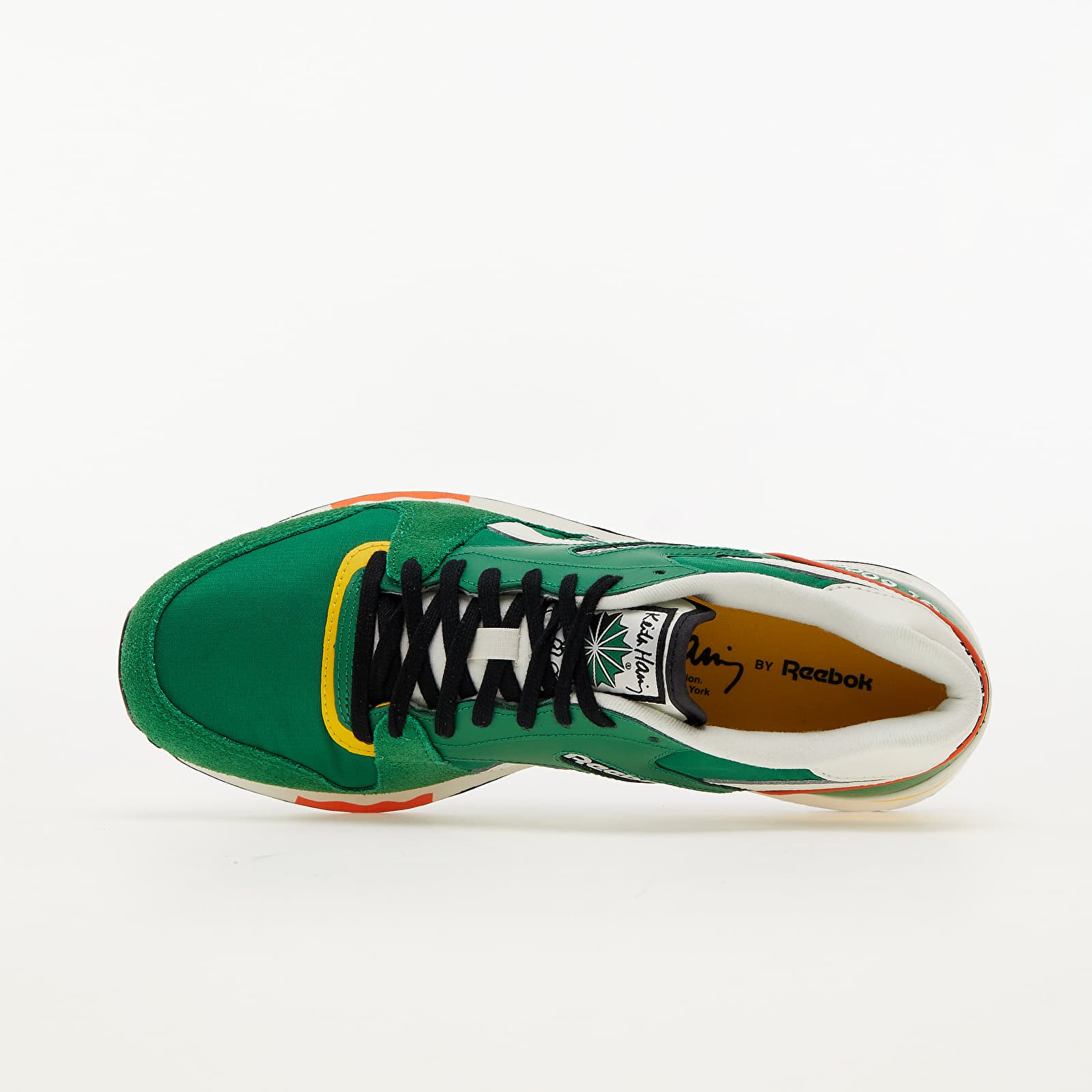 Pánské tenisky a boty Reebok x Keith Haring GL6000 Green/ Chalk/ Green