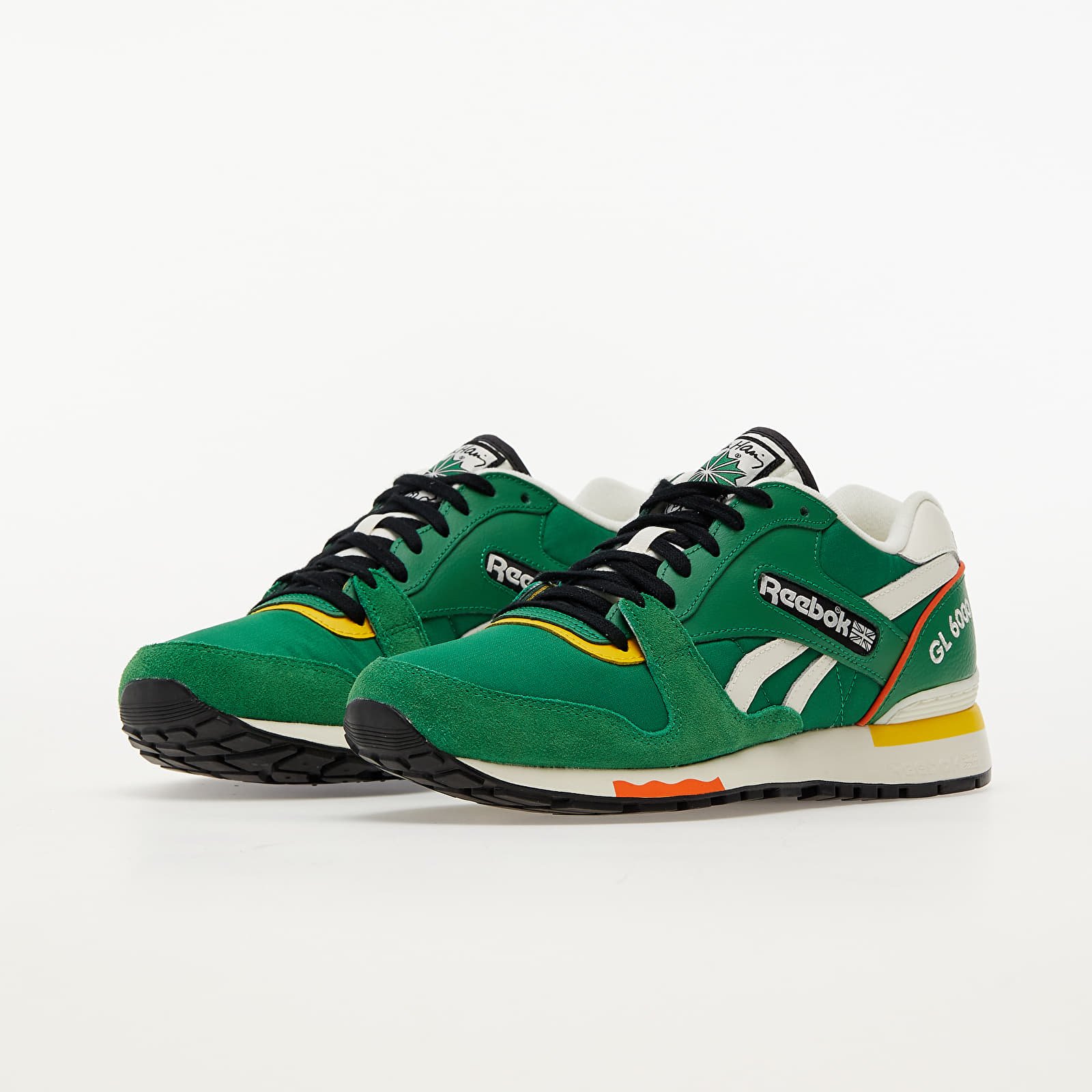 Pánské tenisky a boty Reebok x Keith Haring GL6000 Green/ Chalk/ Green