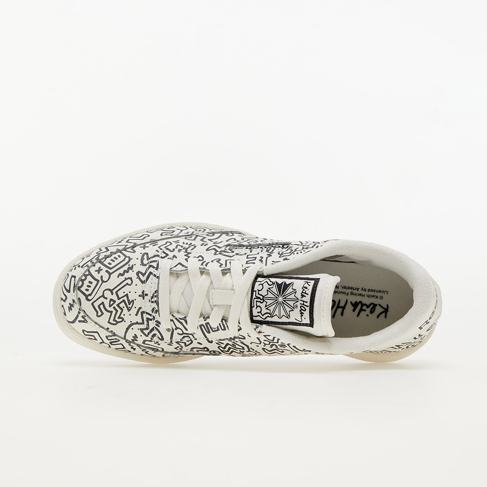 Men's shoes Reebok x Keith Haring Club C Chalk/ Pure Grey/ Chalk