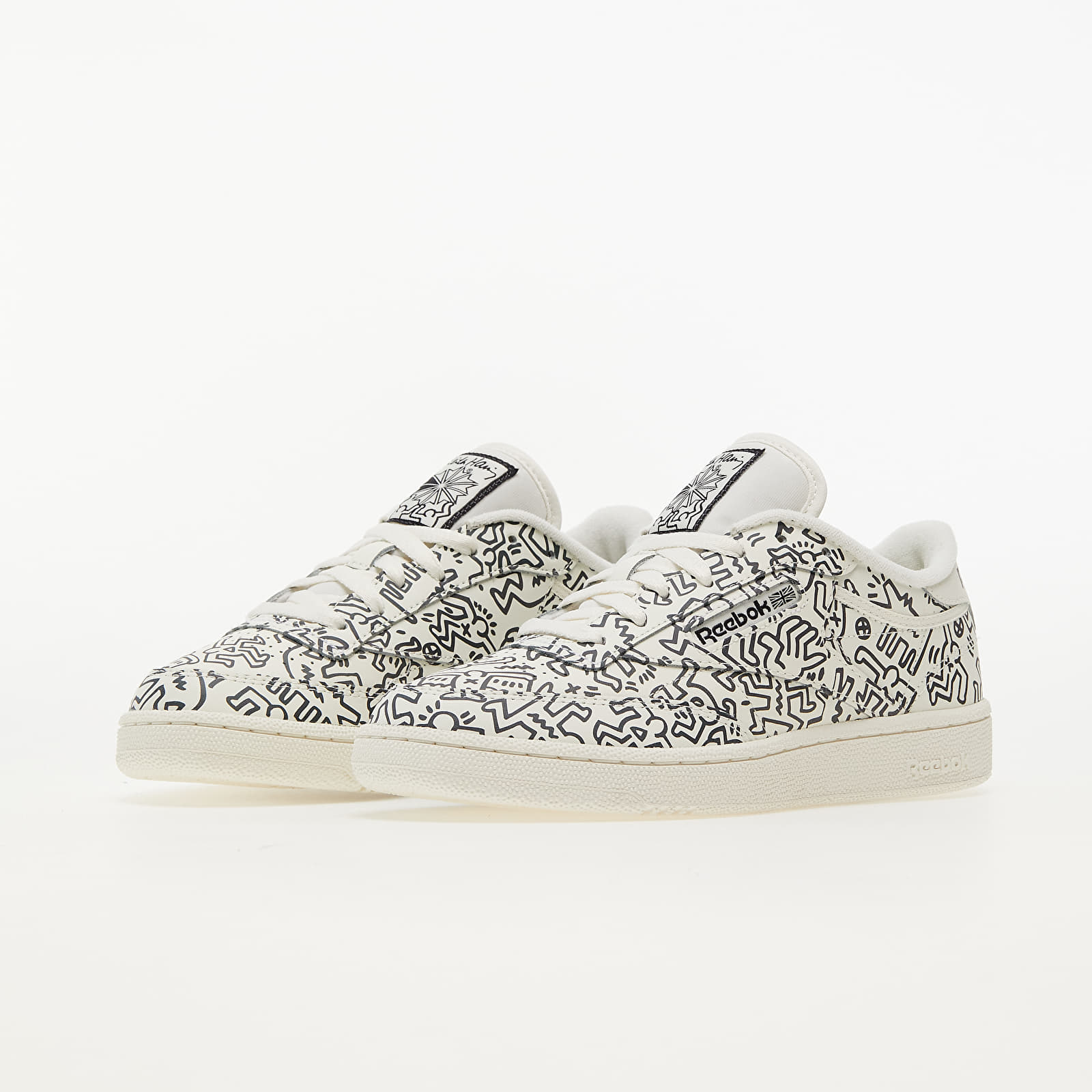 Men's shoes Reebok x Keith Haring Club C Chalk/ Pure Grey/ Chalk