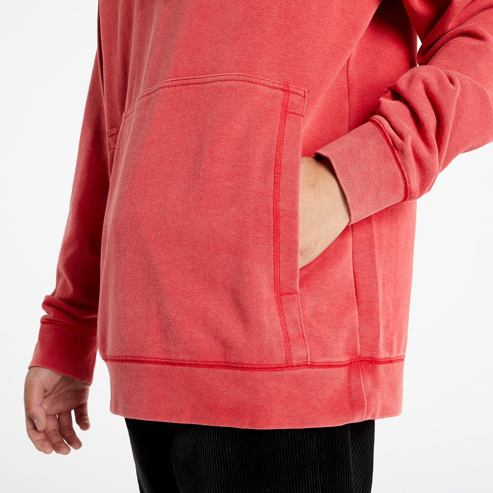 Mikiny Jordan Dri-FIT Air Men's Fleece Pullover Hoodie Gym Red/ Black