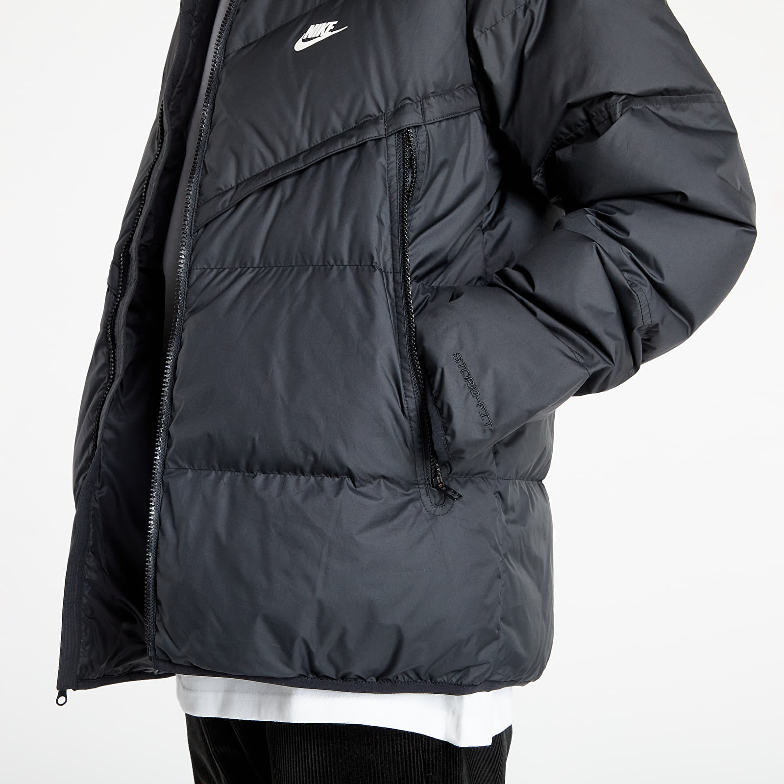 Takit Nike Men's Hooded Jacket Black/ Sail