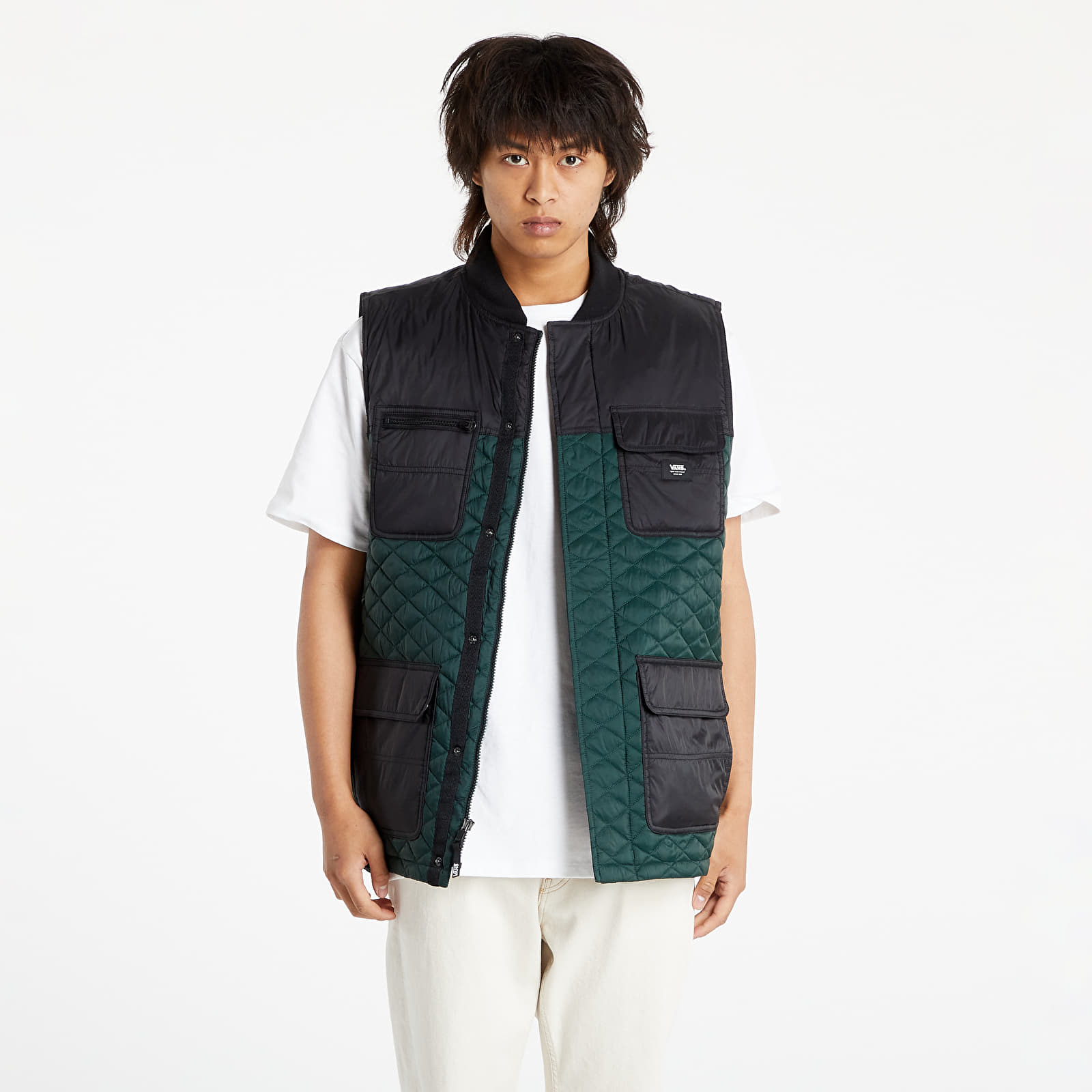 Westen Vans Drill Chore Vest Scarab/ Black