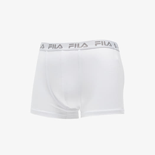 Calzoncillos de boxer FILA Man Boxers 2-Pack White Footshop