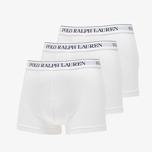 Alsónadrág Ralph Lauren Stretch Cotton Boxer 3-Pack White