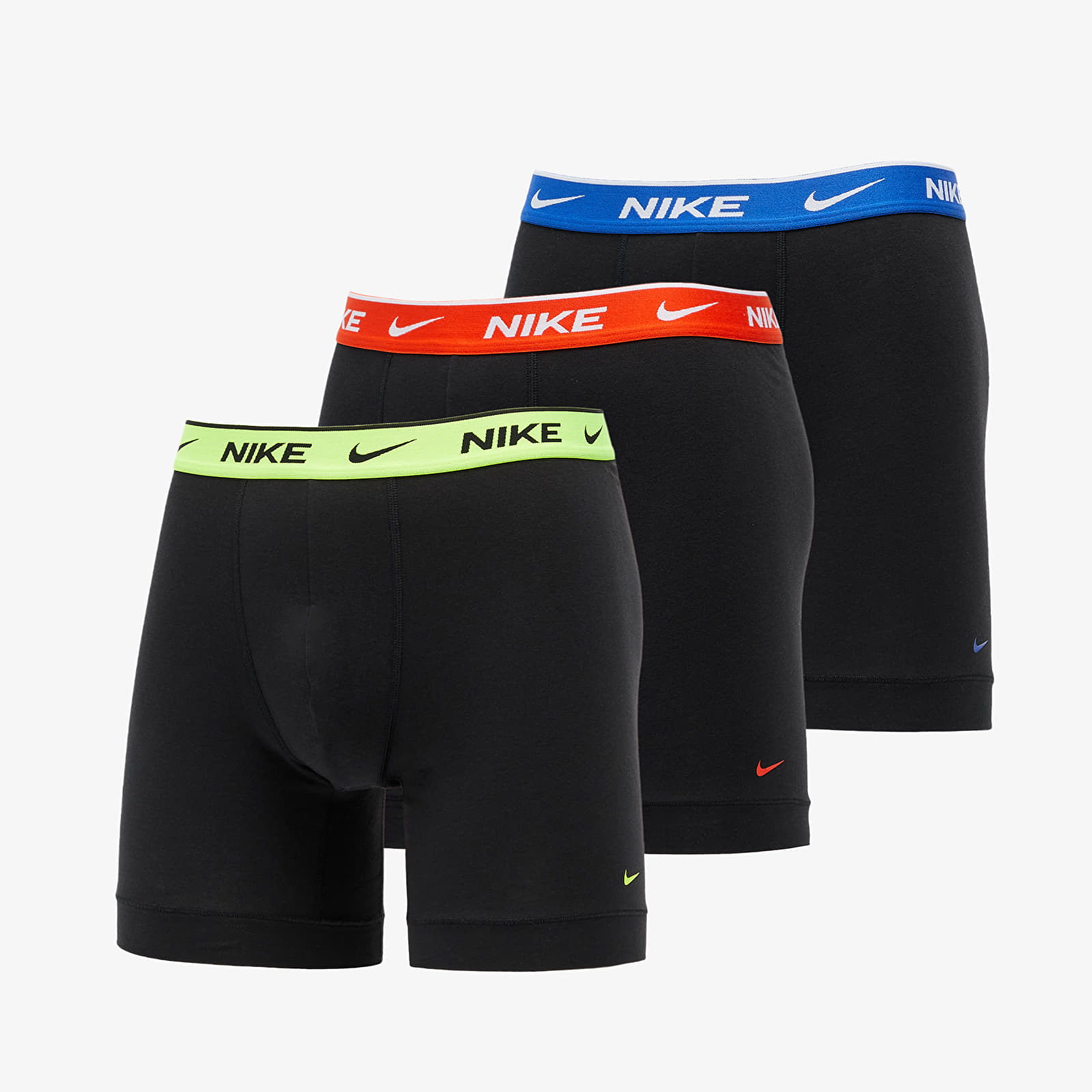 Boxerky Nike Boxer Brief 3 Pack Red/ Blue/ Volt Green